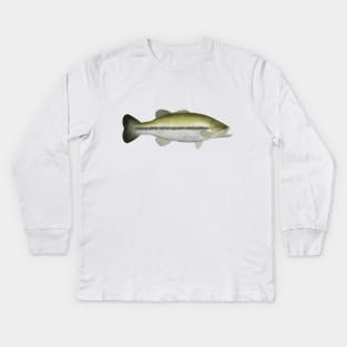 Largemouth Bass Kids Long Sleeve T-Shirt